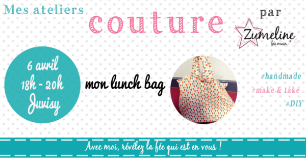 atelier couture zumeline juvisy essonne luch bag